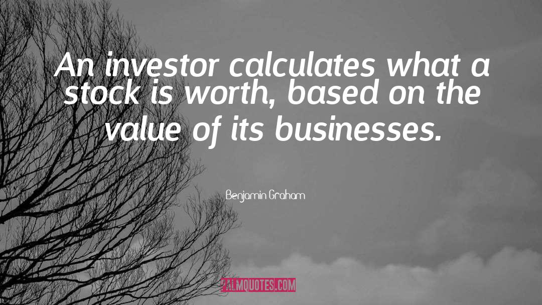 Investor quotes by Benjamin Graham