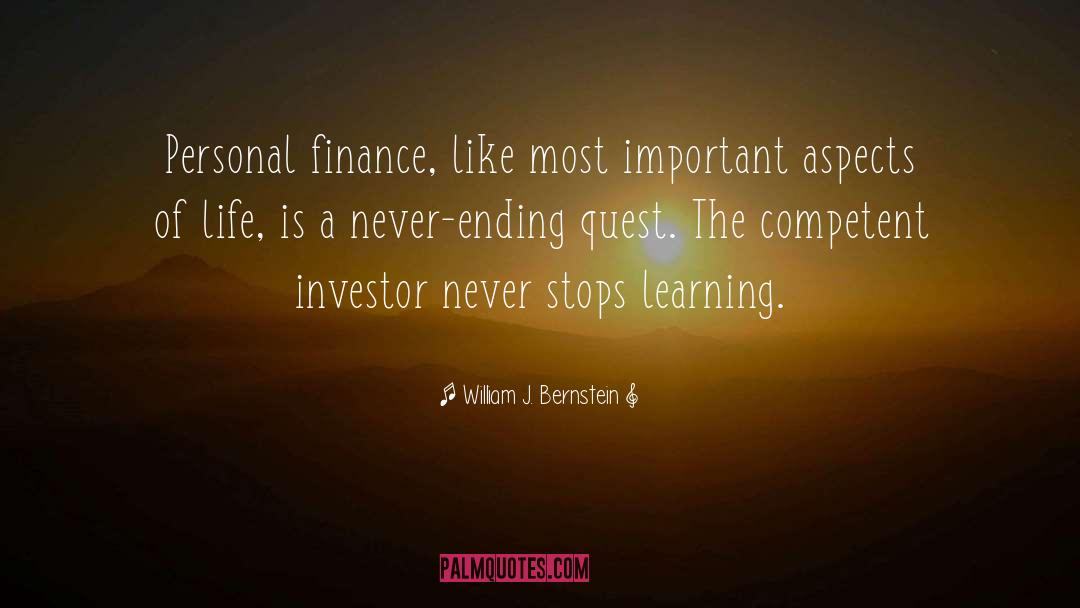 Investor quotes by William J. Bernstein