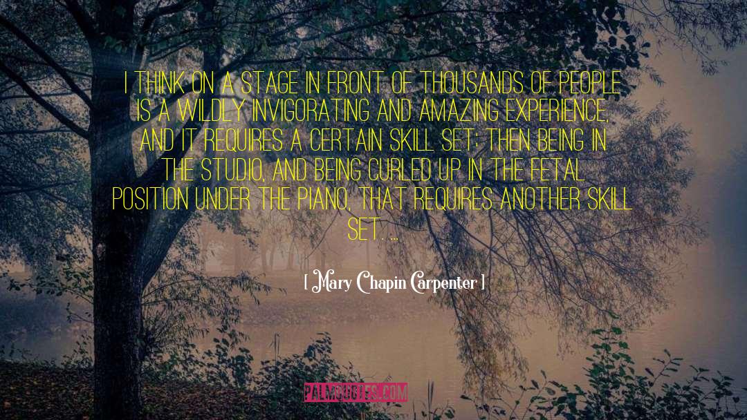 Invigorating quotes by Mary Chapin Carpenter