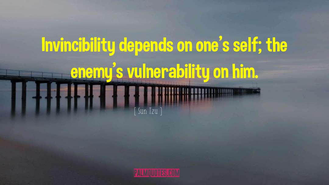 Invincibility quotes by Sun Tzu