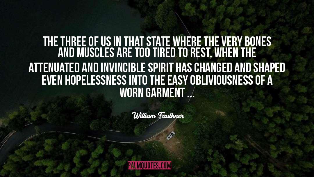 Invincible quotes by William Faulkner