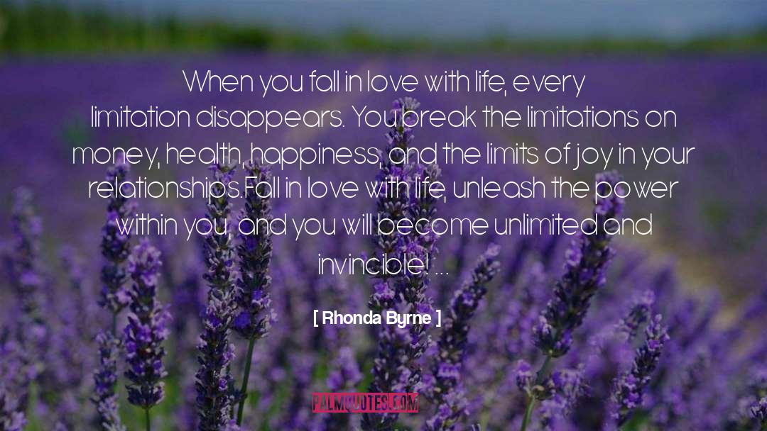 Invincible quotes by Rhonda Byrne