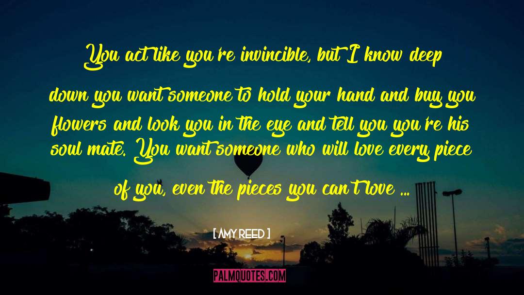 Invincible quotes by Amy Reed