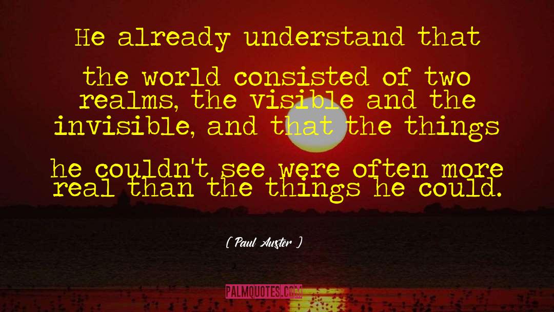 Invisible Clock Tower quotes by Paul Auster