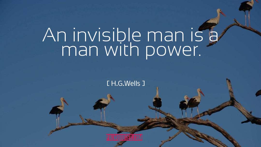 Invisible Man quotes by H.G.Wells