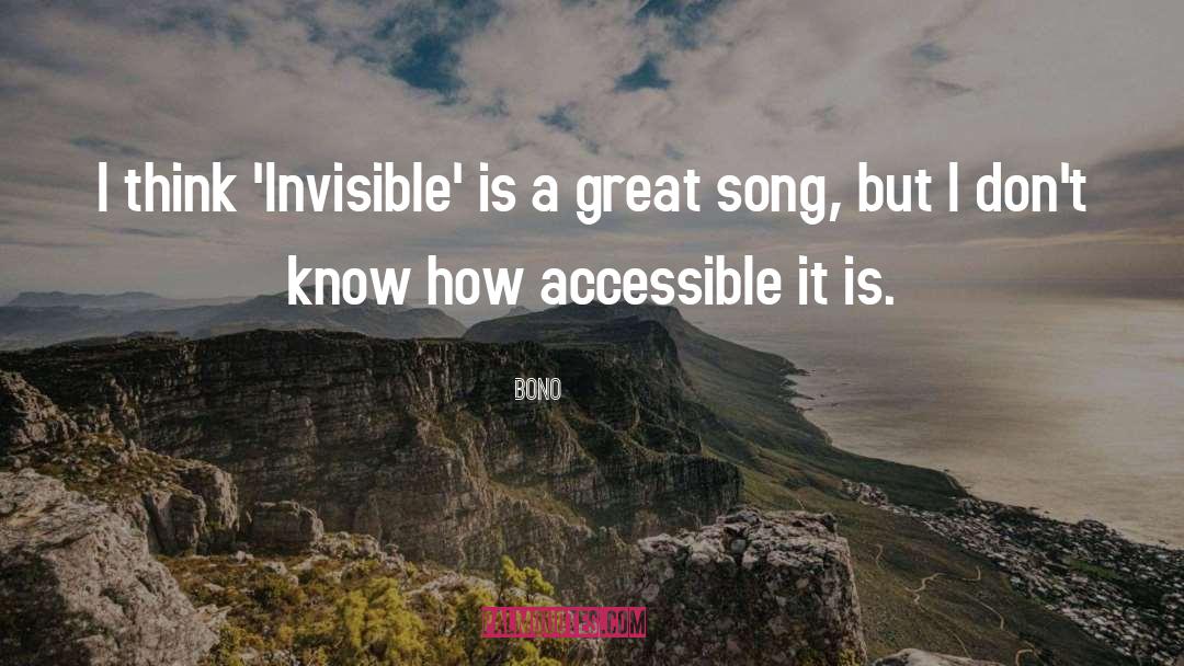 Invisible Wall quotes by Bono