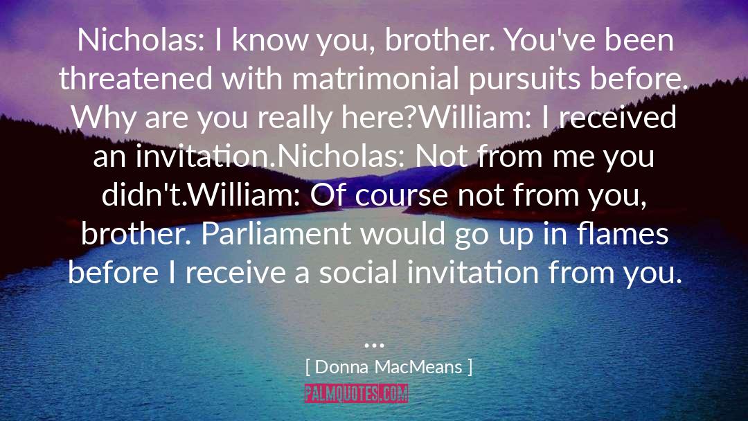 Invitation quotes by Donna MacMeans