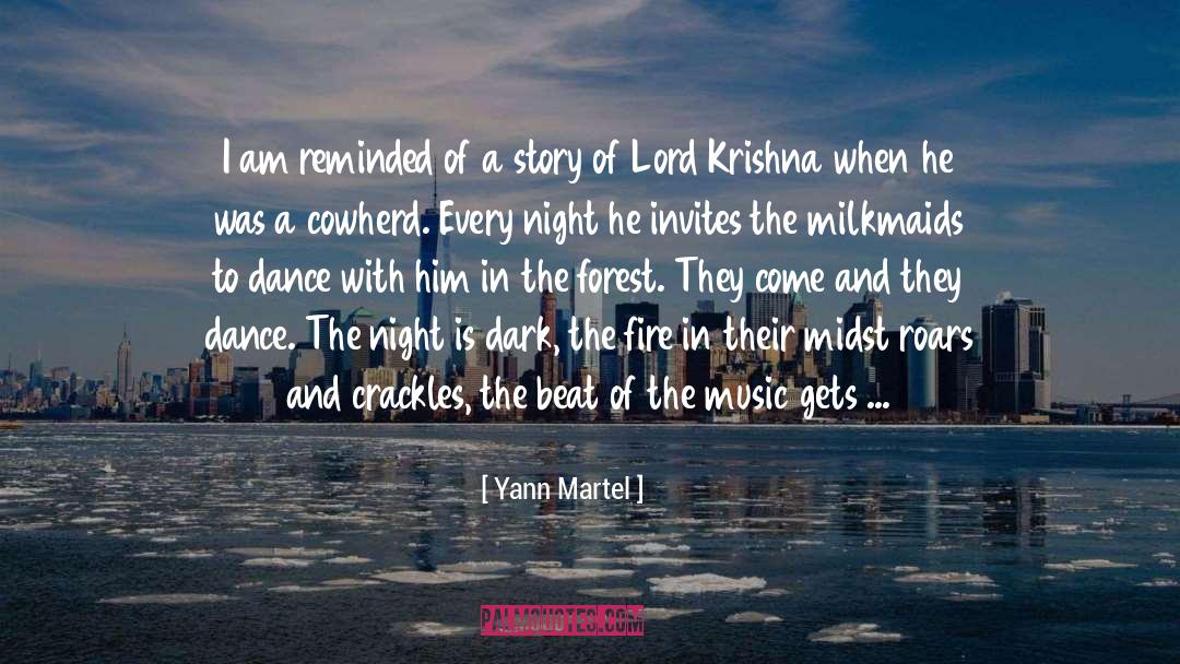 Invites quotes by Yann Martel