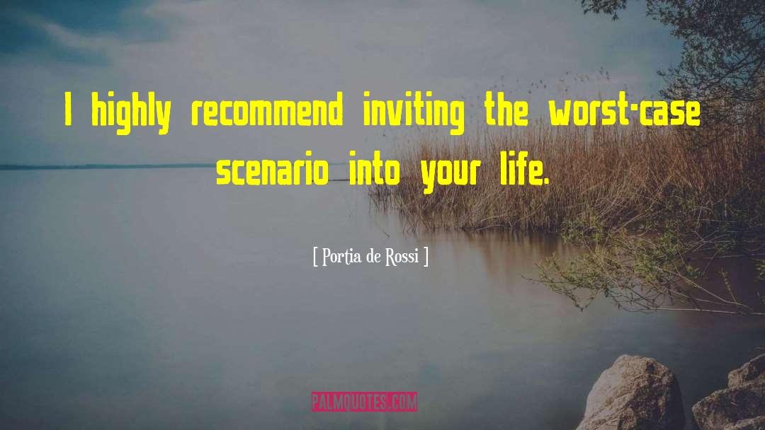 Inviting quotes by Portia De Rossi