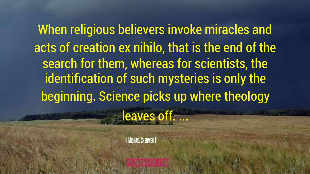 Invoke quotes by Michael Shermer