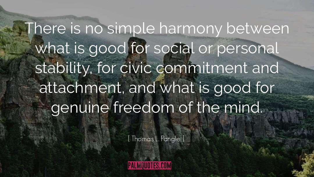 Involuntary Commitment quotes by Thomas L. Pangle