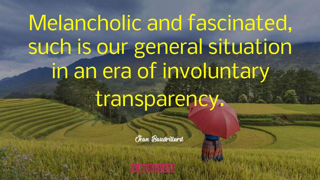 Involuntary quotes by Jean Baudrillard