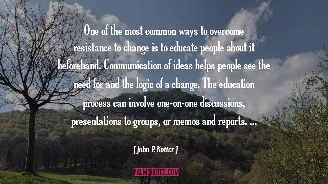 Involve quotes by John P. Kotter