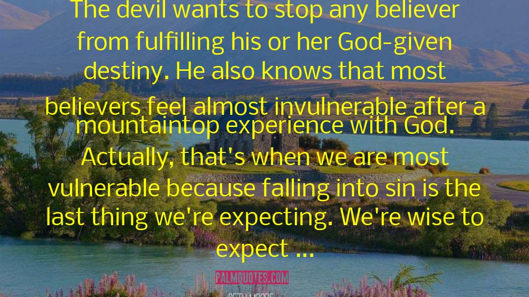 Invulnerable quotes by Beth Moore