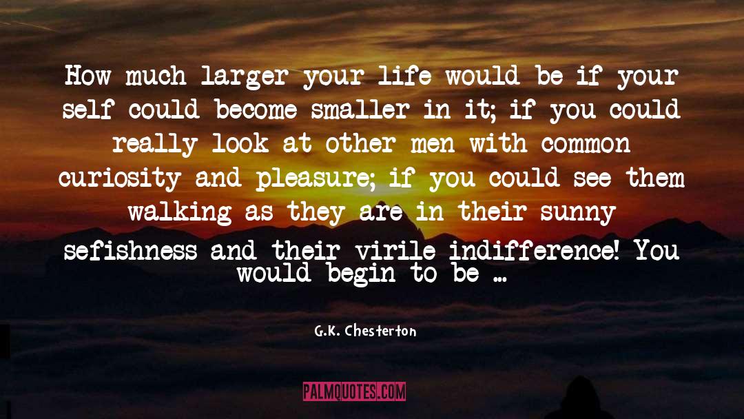 Inward Focus quotes by G.K. Chesterton