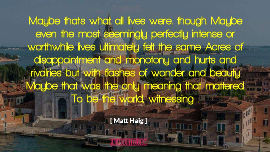 Inward Life quotes by Matt Haig