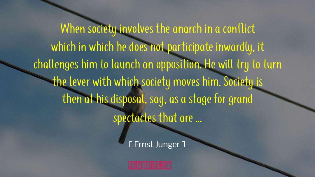 Inwardly quotes by Ernst Junger