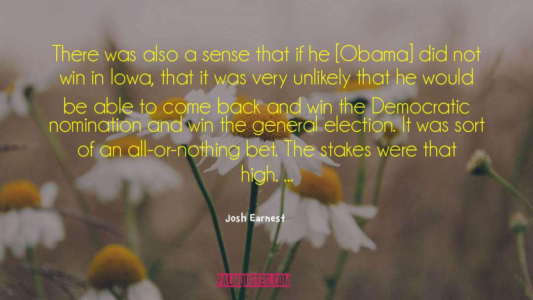 Iowa quotes by Josh Earnest