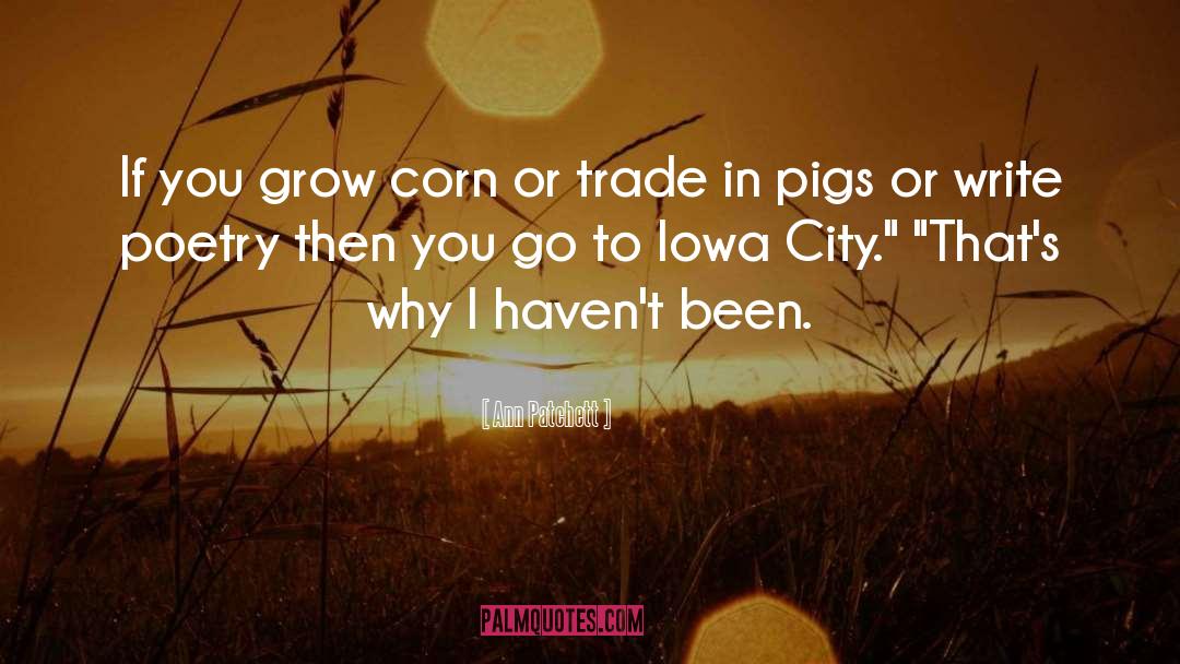 Iowa quotes by Ann Patchett