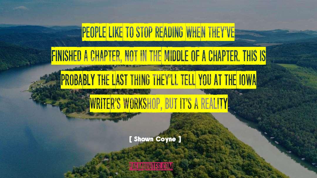 Iowa Writers Workshop quotes by Shawn Coyne
