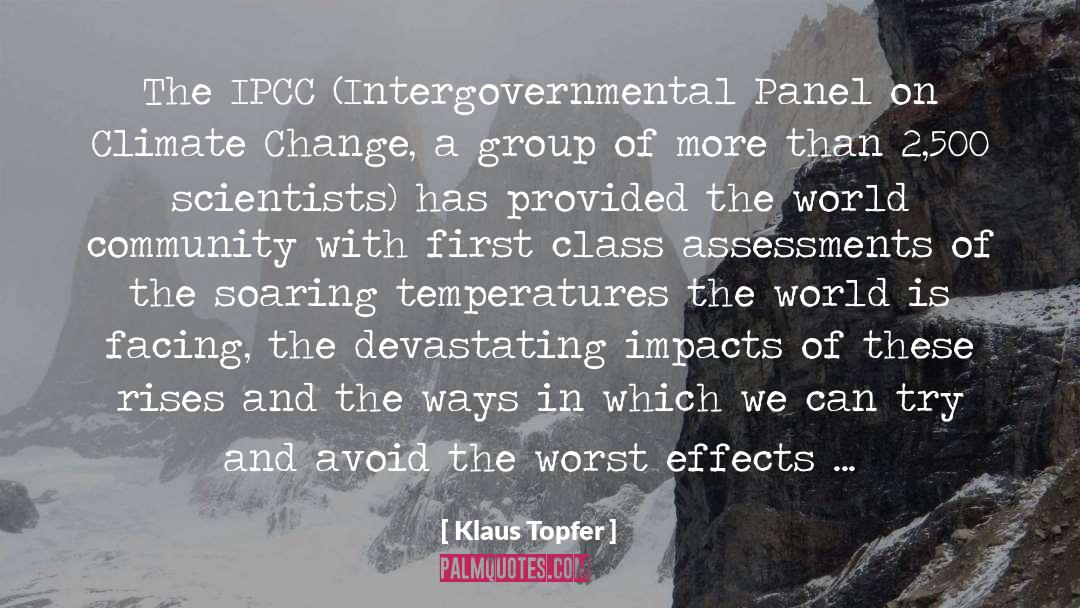Ipcc Ar5 quotes by Klaus Topfer