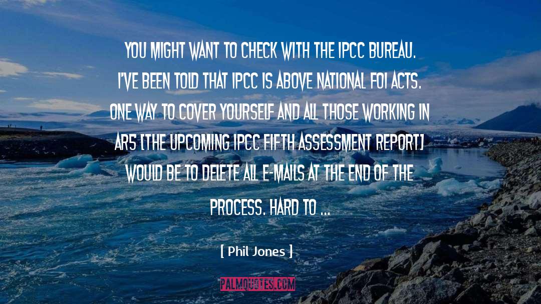 Ipcc quotes by Phil Jones