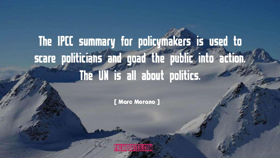 Ipcc quotes by Marc Morano