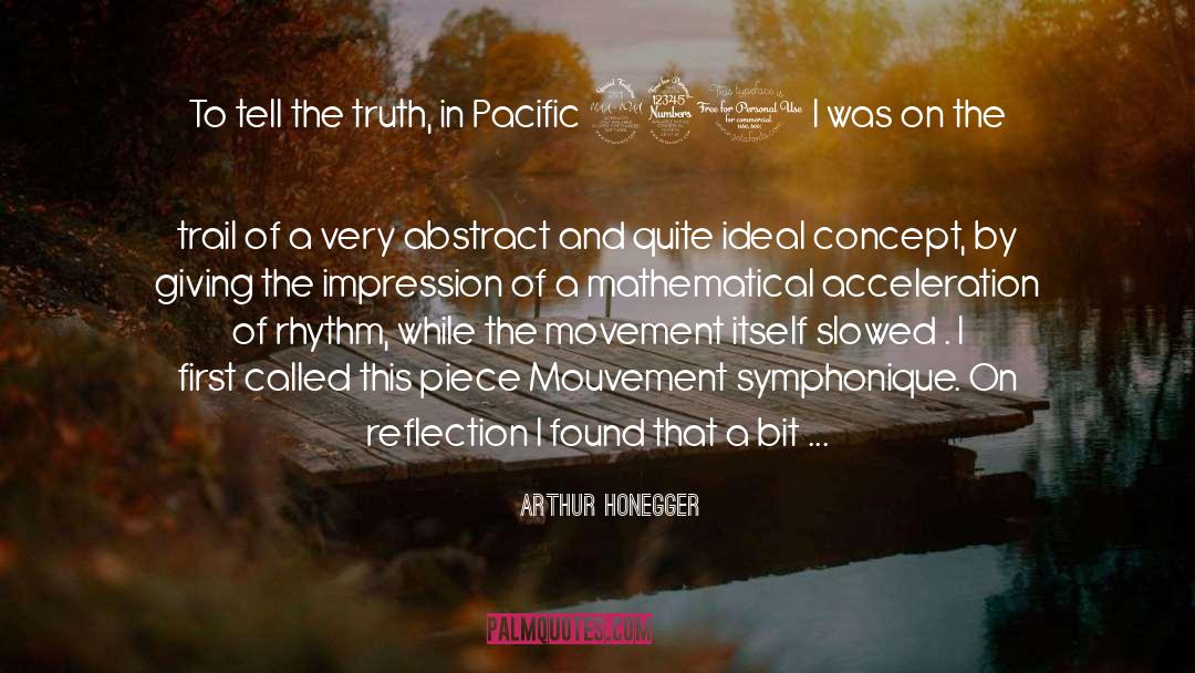 Ipoa Movement quotes by Arthur Honegger