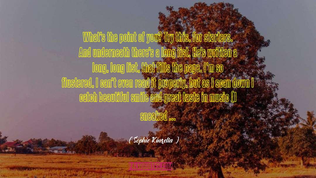 Ipod quotes by Sophie Kinsella