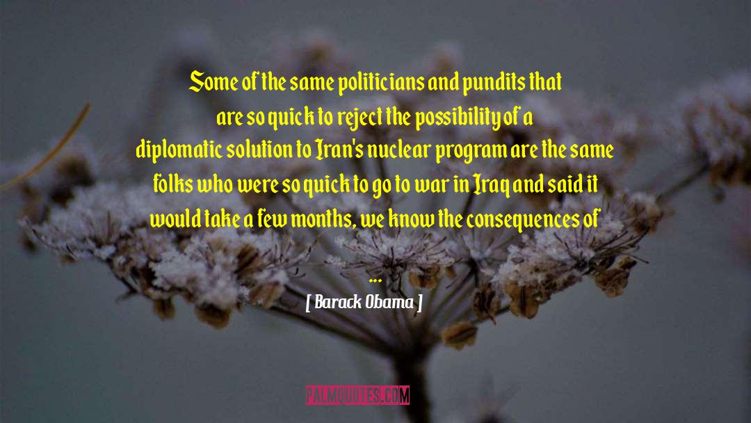 Iran And Wmds quotes by Barack Obama