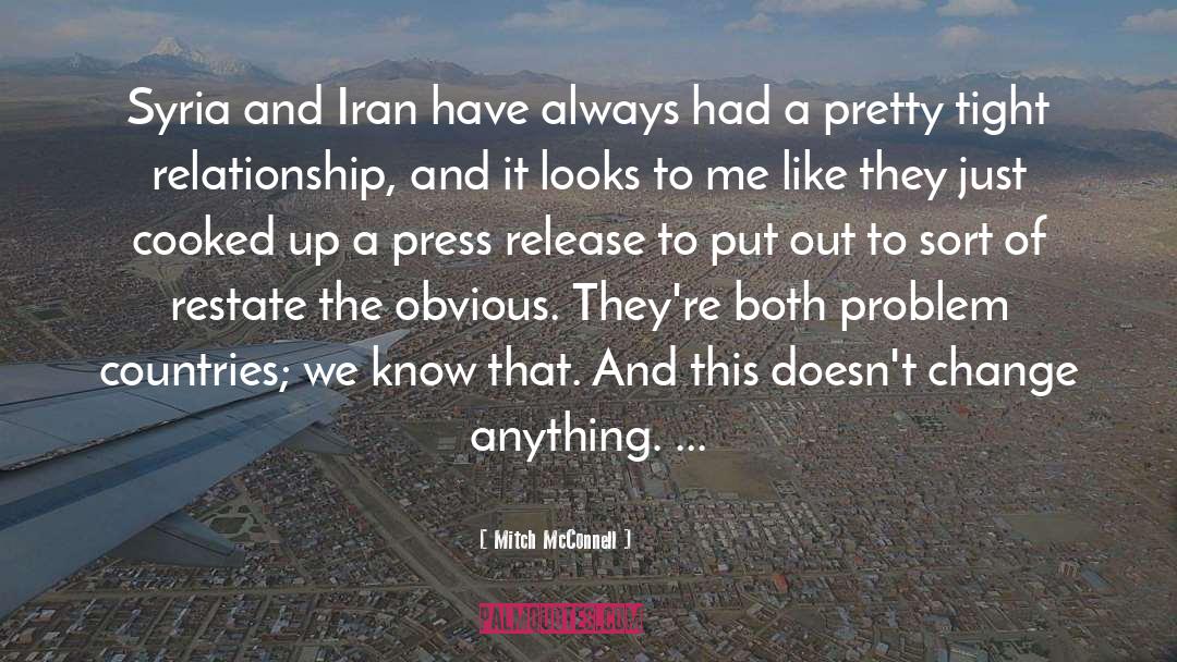 Iran quotes by Mitch McConnell