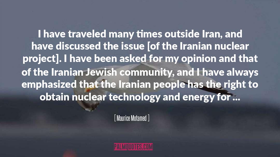 Iranian quotes by Maurice Motamed