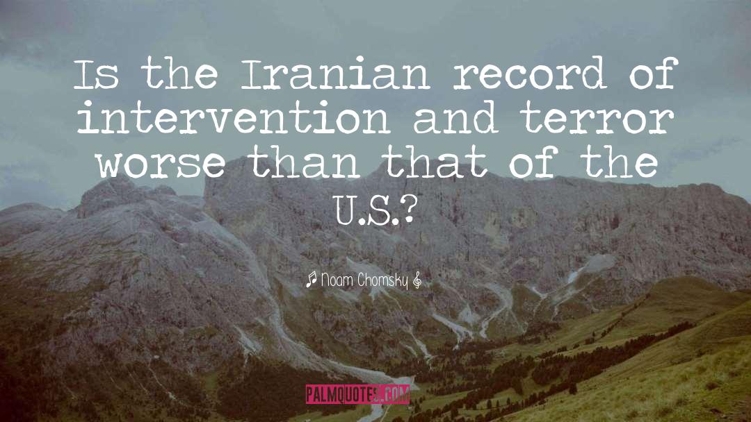 Iranian quotes by Noam Chomsky