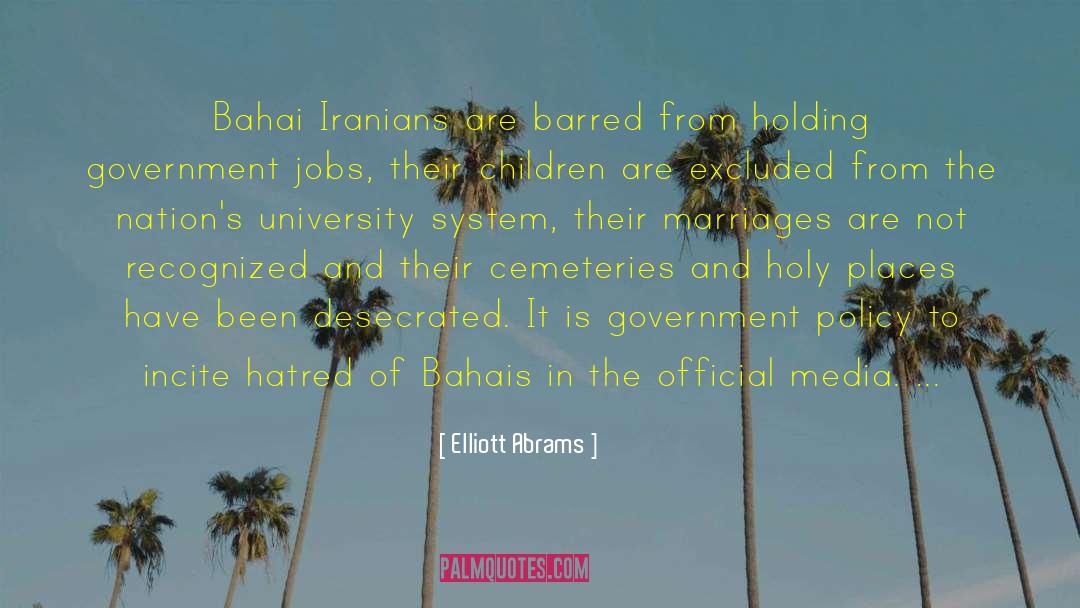 Iranians quotes by Elliott Abrams