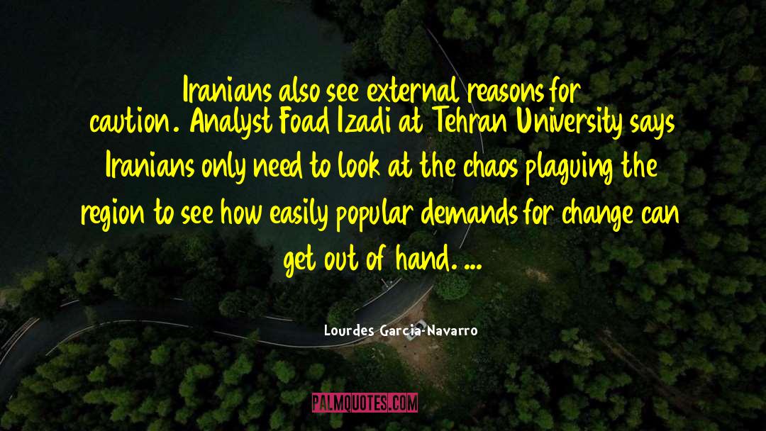 Iranians quotes by Lourdes Garcia-Navarro