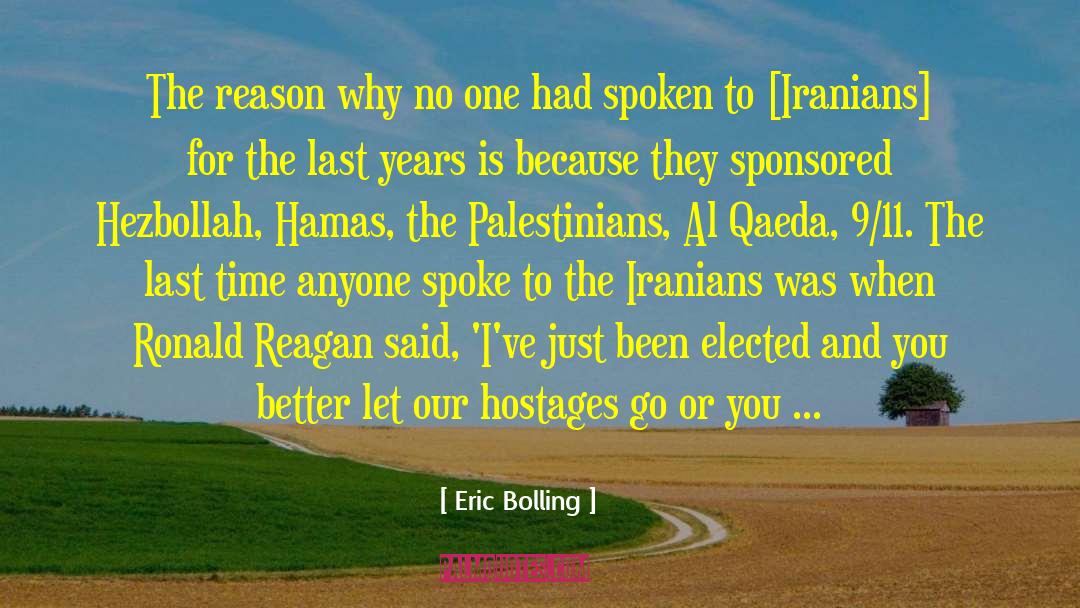 Iranians quotes by Eric Bolling