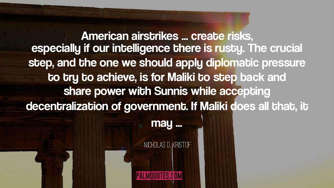 Iraq Sanctions quotes by Nicholas D. Kristof