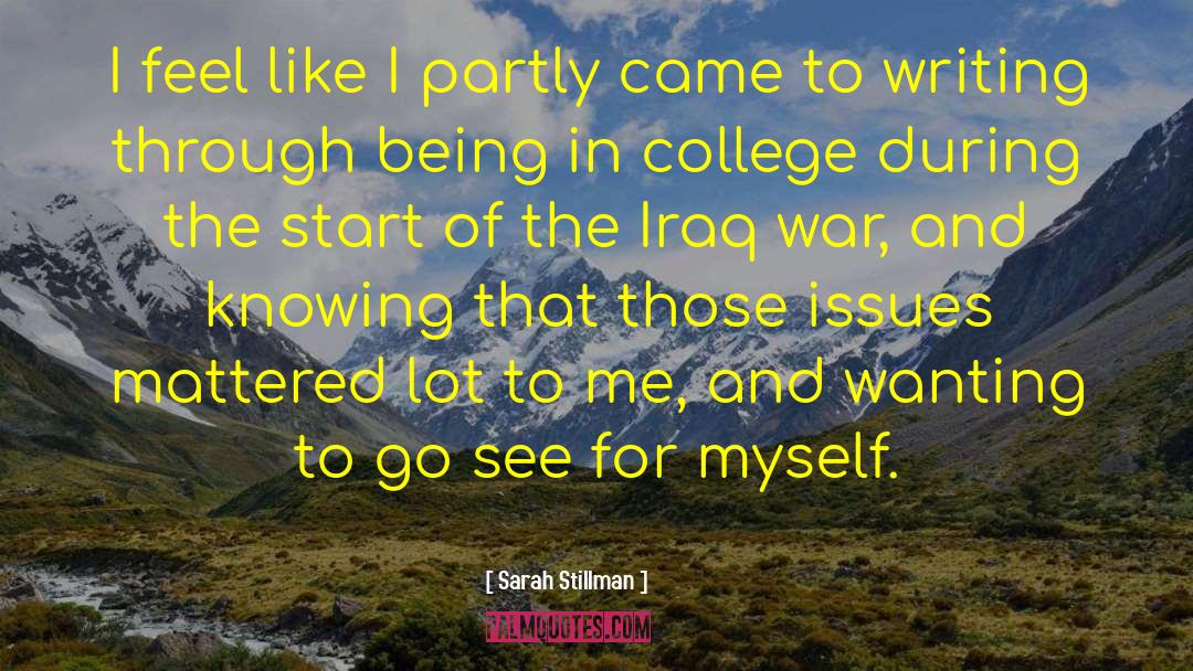 Iraq War quotes by Sarah Stillman