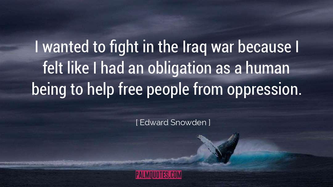 Iraq War quotes by Edward Snowden