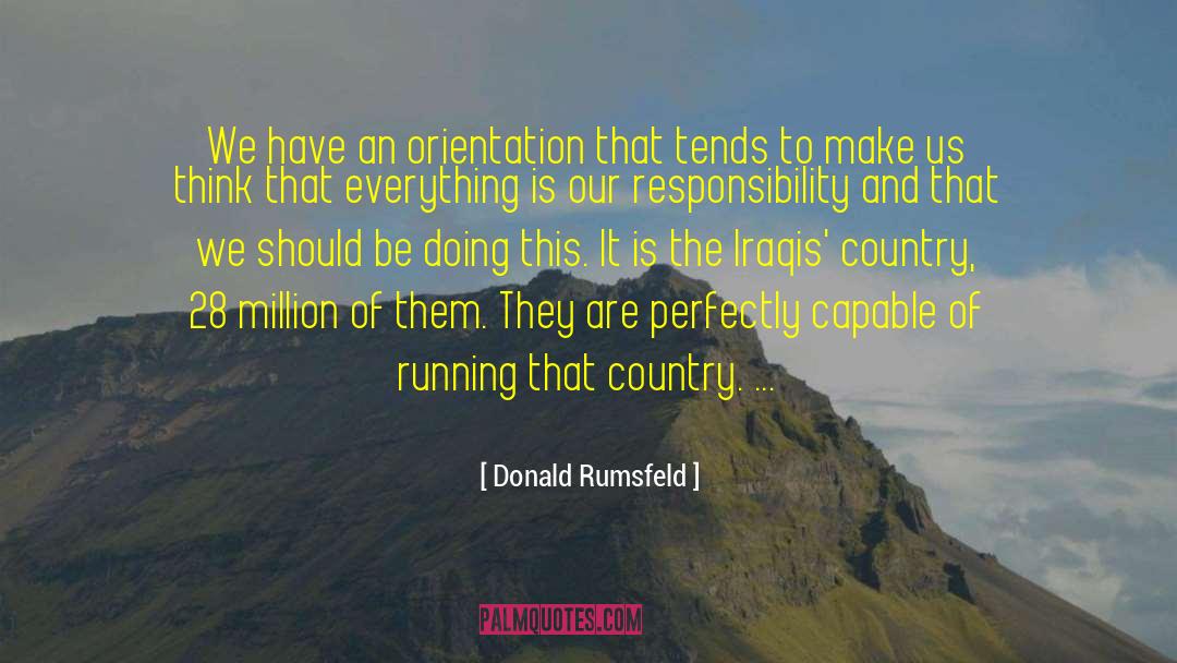 Iraqis quotes by Donald Rumsfeld