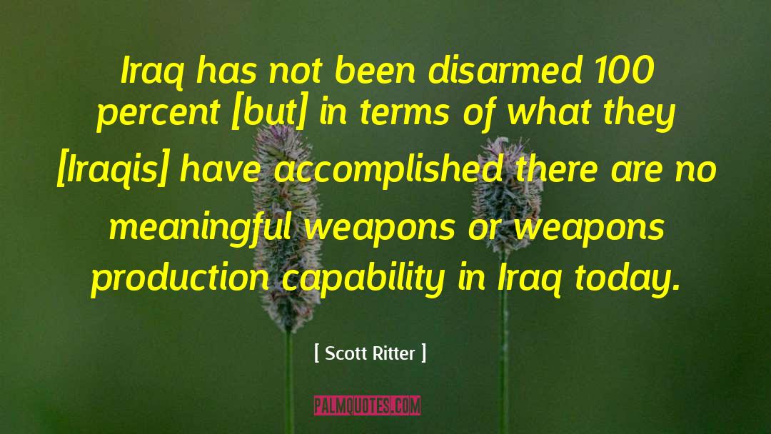 Iraqis quotes by Scott Ritter