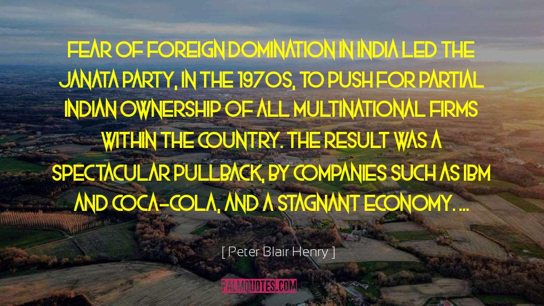 Irelands Economy quotes by Peter Blair Henry