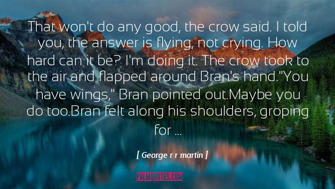 Iridescent Feathers quotes by George R R Martin