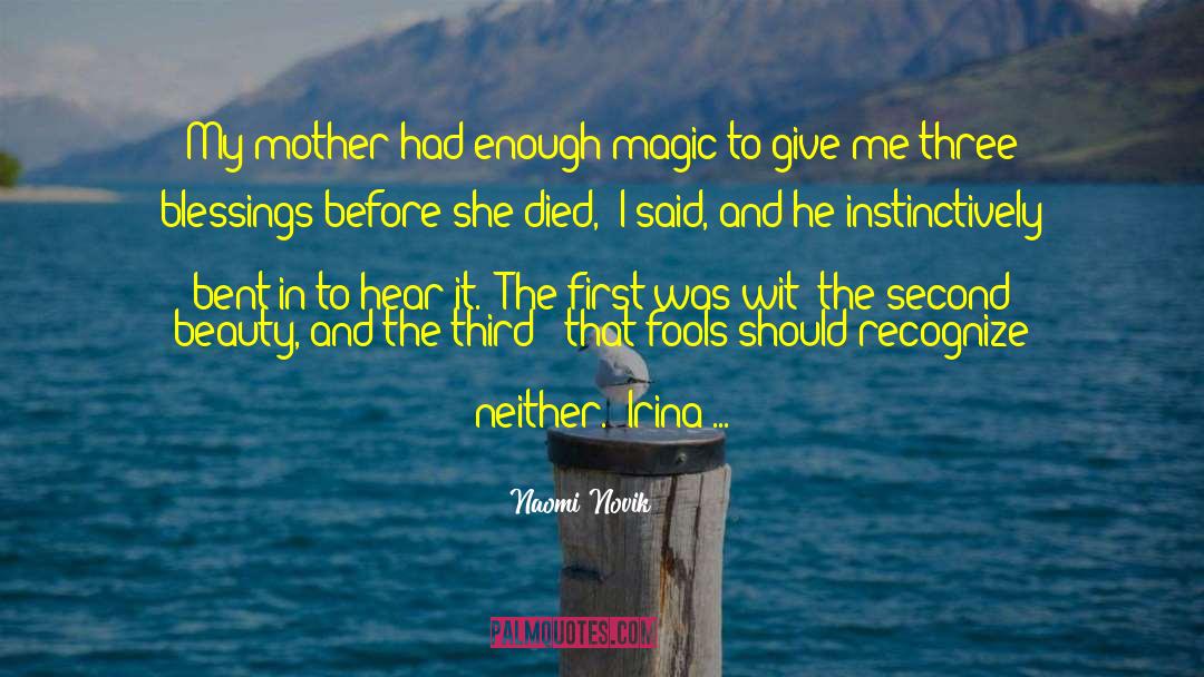 Irina quotes by Naomi Novik