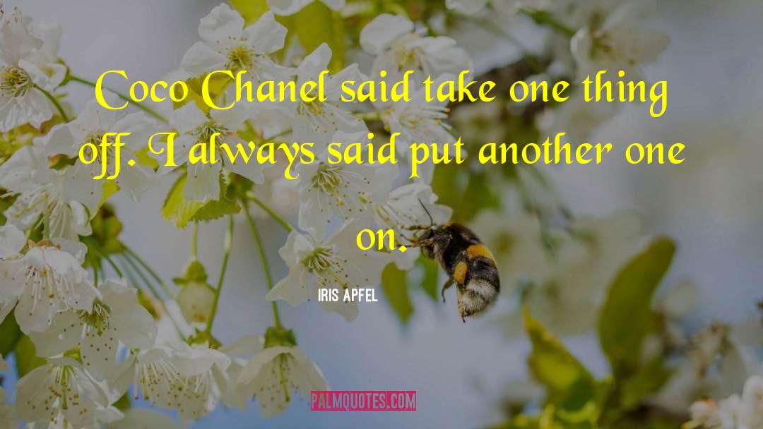 Iris Blobel quotes by Iris Apfel