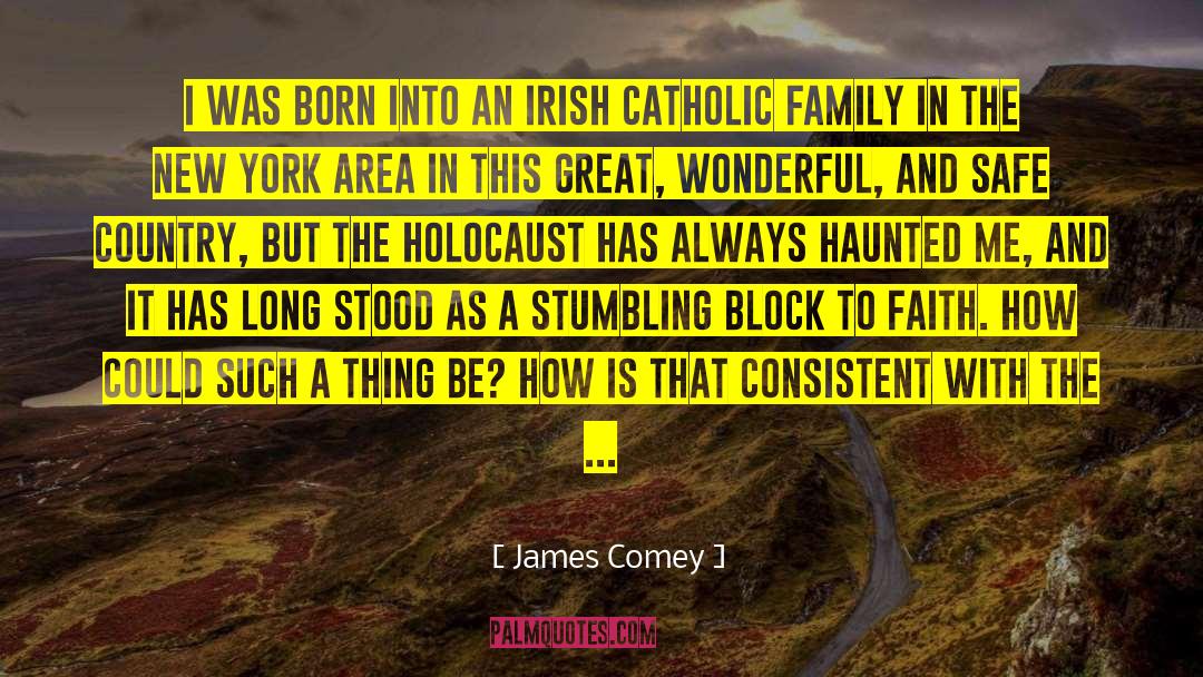 Irish Catholic quotes by James Comey