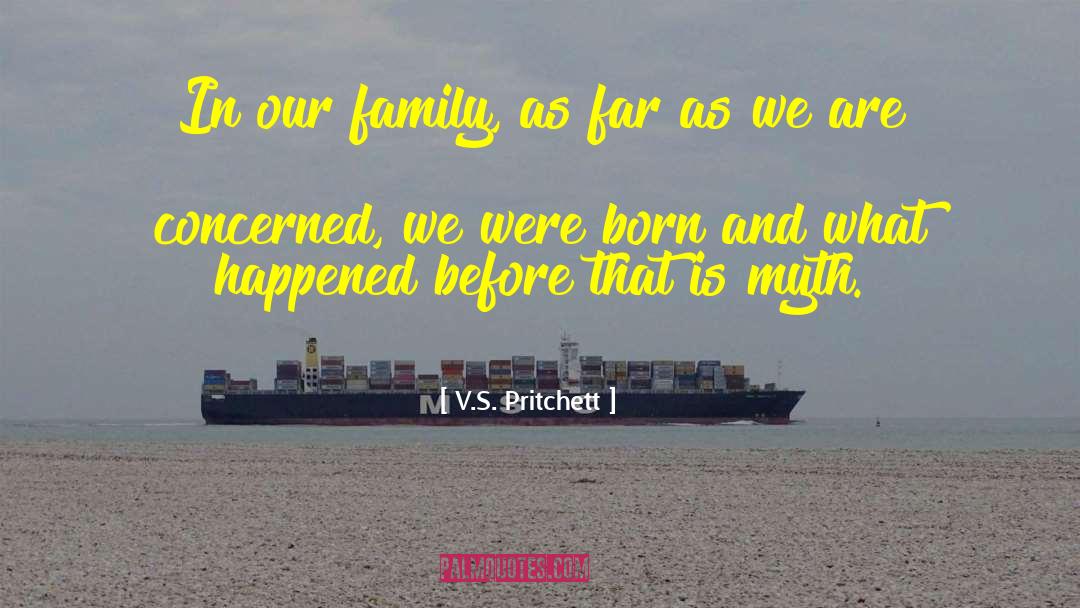 Irish Family quotes by V.S. Pritchett