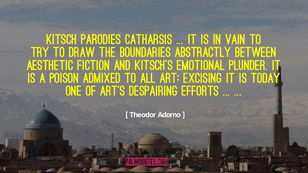 Irish Fiction quotes by Theodor Adorno