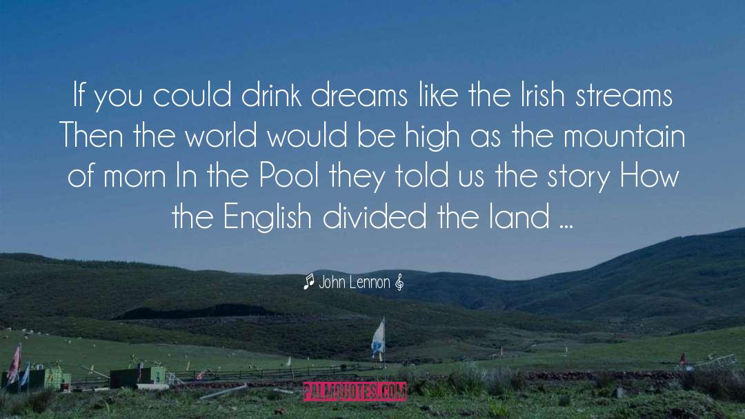 Irish Green quotes by John Lennon