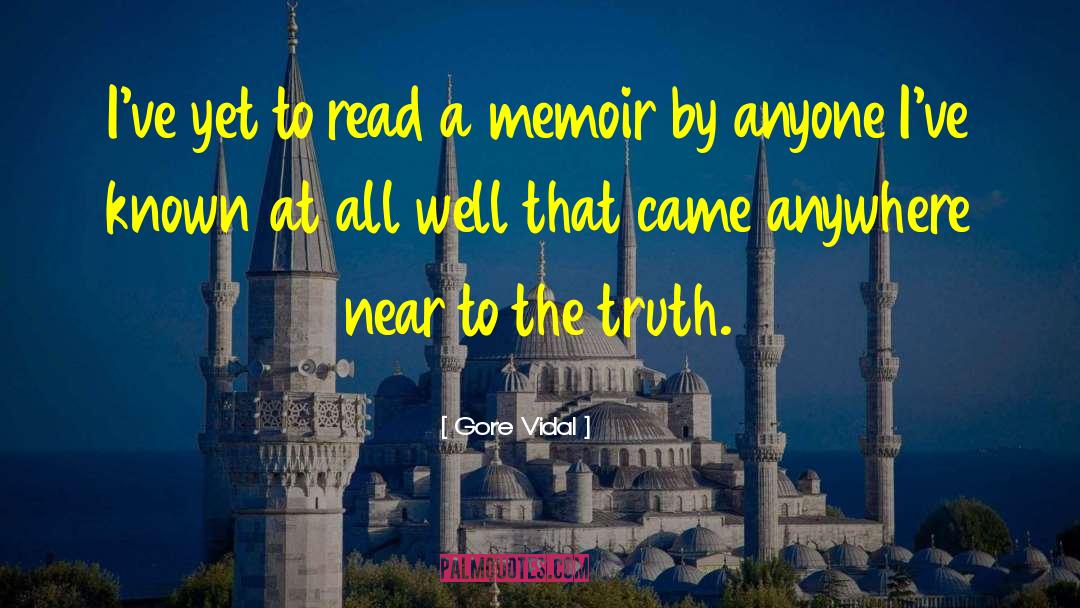 Irish Memoir quotes by Gore Vidal